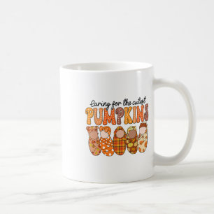 Caring For The Cutest Pumpkins Nicu Nurse Fall Tha Coffee Mug