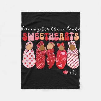 Caring For The Cutest Sweethearts Nicu Nurse Valen Fleece Blanket