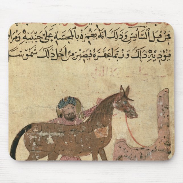 Caring for the horse, illustration mouse mat (Front)