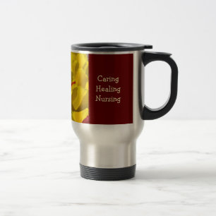 Caring Healing Nursing gift mugs Tulip Flowers Mug