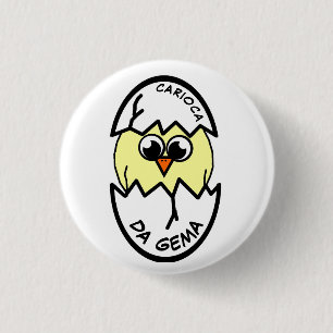 Carioca da Gema 3 Cm Round Badge