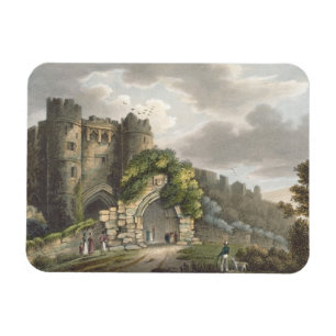 Carisbrook Castle, from 'The Isle of Wight Illustr Magnet