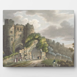 Carisbrook Castle, from 'The Isle of Wight Illustr Plaque