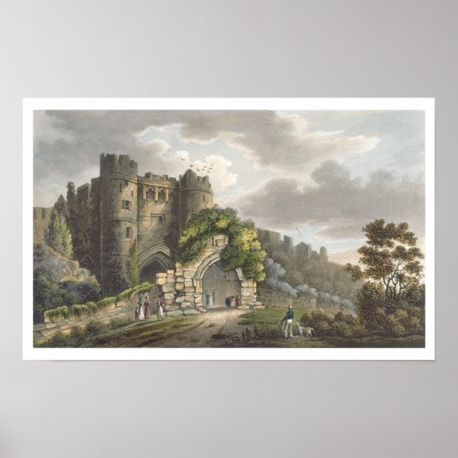 Carisbrook Castle, from 'The Isle of Wight Illustr Poster (Front)