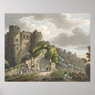 Carisbrook Castle, from 'The Isle of Wight Illustr Poster