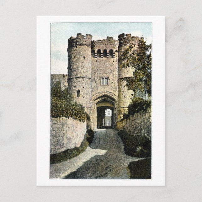 Carisbrooke Castle,Isle Of Wight 1905 Postcard (Front)