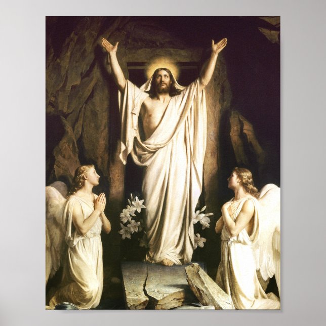 Carl Bloch - Resurrection Of Christ Poster (Front)