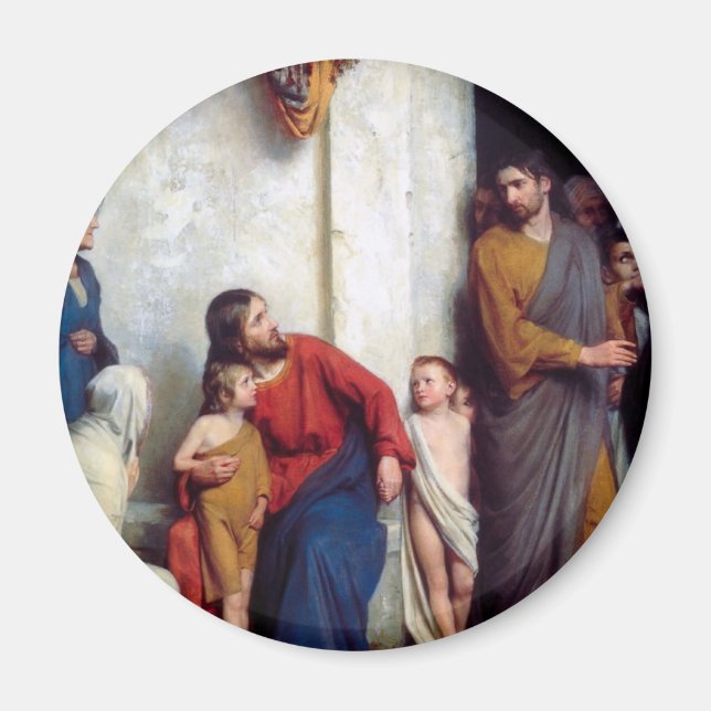 Carl Heinrich Bloch - Suffer the Children Magnet (Front)