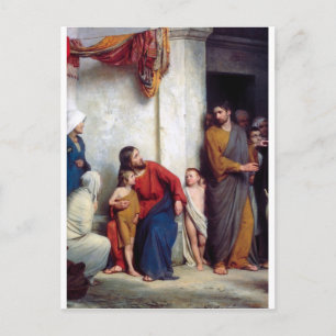 Carl Heinrich Bloch - Suffer the Children Postcard