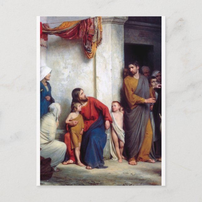 Carl Heinrich Bloch - Suffer the Children Postcard (Front)