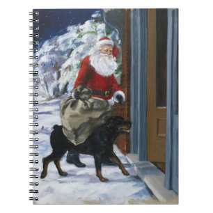 Carl Helping Santa Claus from <Carl's Christmas> b Notebook