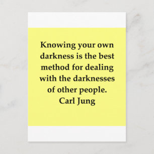 carl jung quote postcard