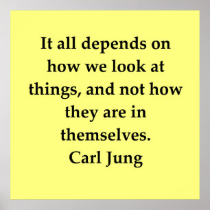 carl jung quote poster
