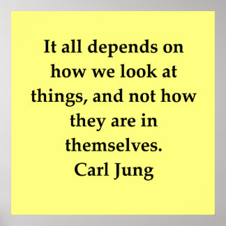 carl jung quote poster