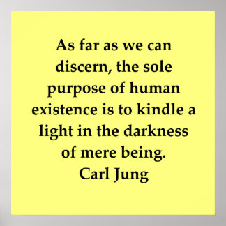 carl jung quote poster