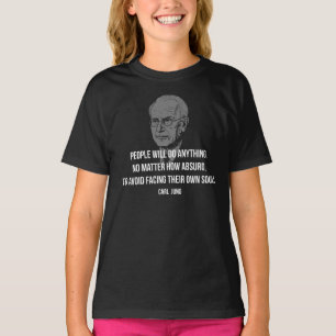 Carl Jung Soul Reflection Quote T-Shirt