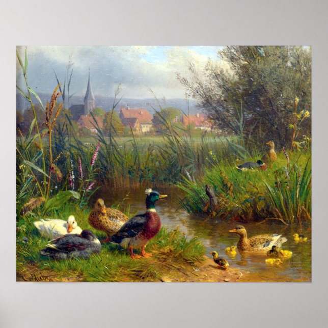 Carl Jutz Ducks Poster (Front)