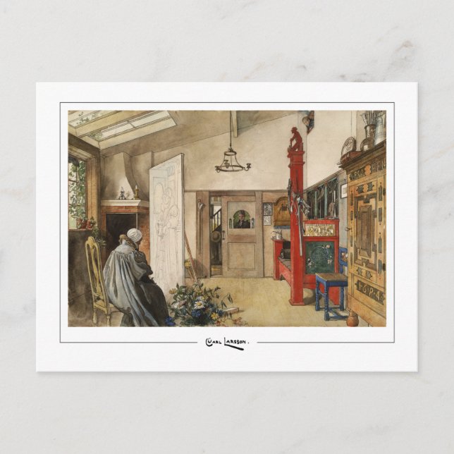 Carl Larsson #290 - Fine Art Postcard (Front)