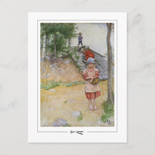 Carl Larsson #352 - Fine Art Postcard (Front)