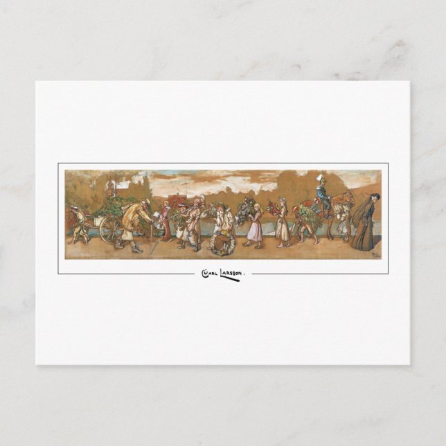 Carl Larsson #89 - Fine Art Postcard (Front)