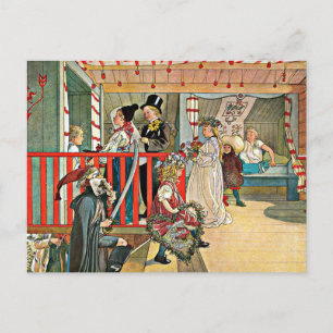 Carl Larsson - A Day of Celebration  Postcard