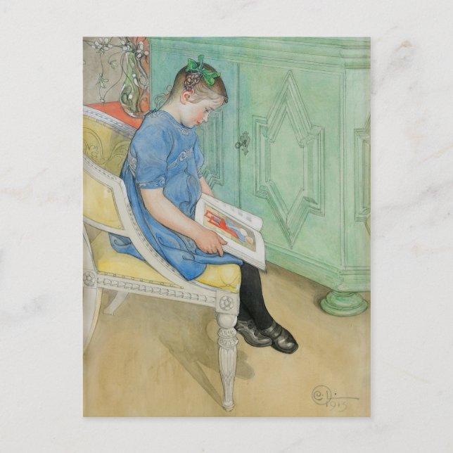 Carl Larsson - Anna-Johanna Postcard (Front)