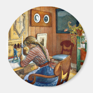 Carl Larsson artwork, Correspondence Magnet