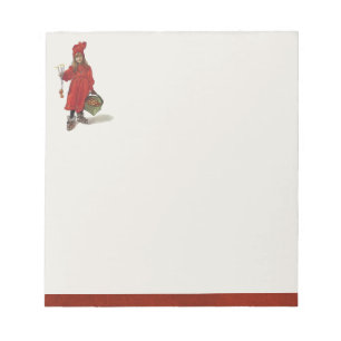 Carl Larsson Brita Little Swedish Girl Notepad