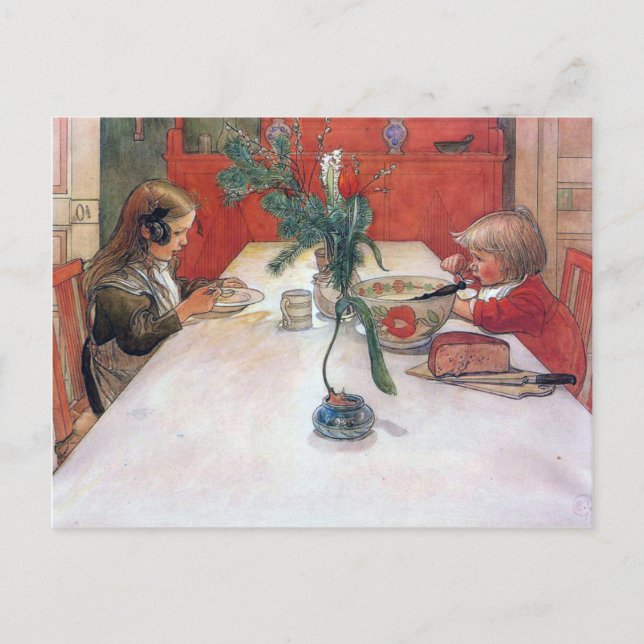 Carl Larsson Christmas Holiday Evening Meal (Front)