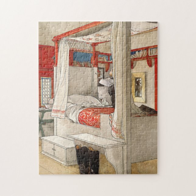 Carl Larsson - Daddys Room Jigsaw Puzzle (Vertical)