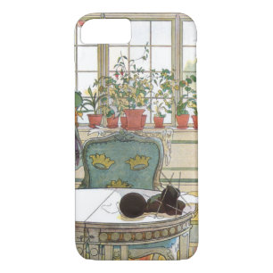 Carl Larsson - Flowers On The Windowsill iPhone 8/7 Case