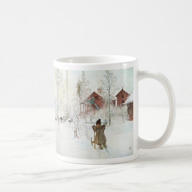 Carl Larsson  Front Yard and the Wash House Coffee Mug (Right)