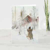 Carl Larsson Front Yard and the Wash House