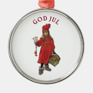 God Jul Christmas Tree Decorations Ornaments Zazzle Co Uk