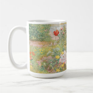 Carl Larsson - Lisbeth In The Flower Garden Coffee Mug