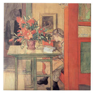 Carl Larsson - Lisbeth Reading Tile