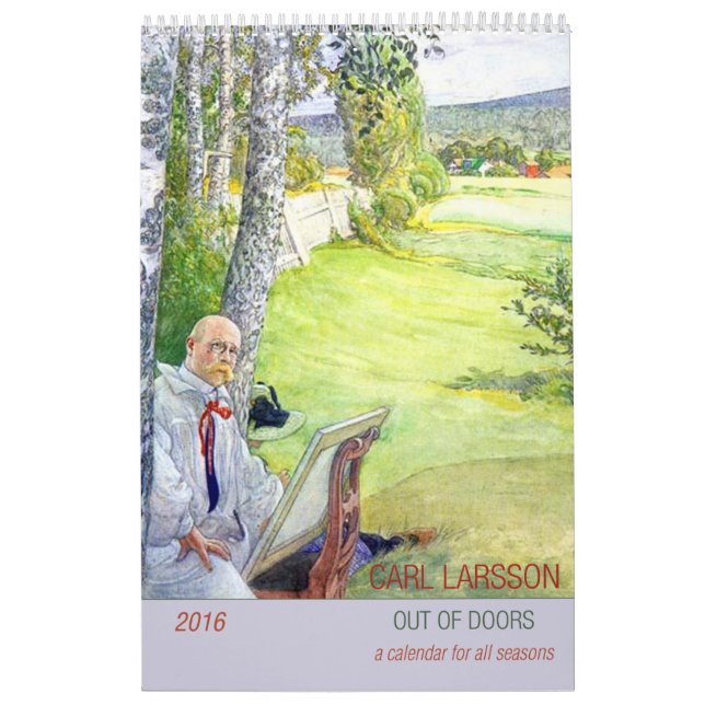 Carl Larsson Out of Doors 2016 Calendar (Cover)