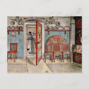 Carl Larsson painting: Old Anna Postcard