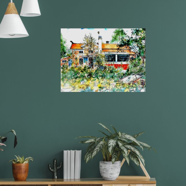 Carl Larsson - The Cottage, Poster (Living Room 1)