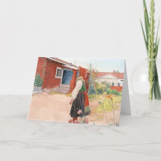 Carl Larsson The Falun Home Card (Front)