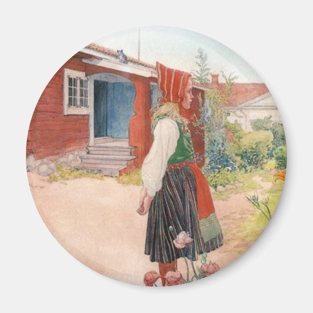Carl Larsson - The Falun Home Magnet (Front)