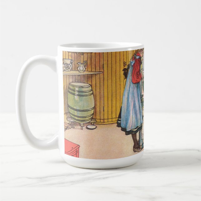 Carl Larsson - The Kitchen 1898 Coffee Mug (Left)