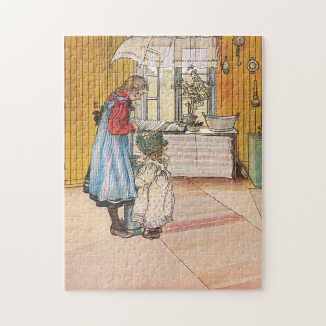 Carl Larsson - The Kitchen 1898 Jigsaw Puzzle (Vertical)