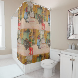 Carl Larsson The Kitchen Shower Curtain