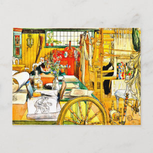 Carl Larsson - The Workshop Postcard
