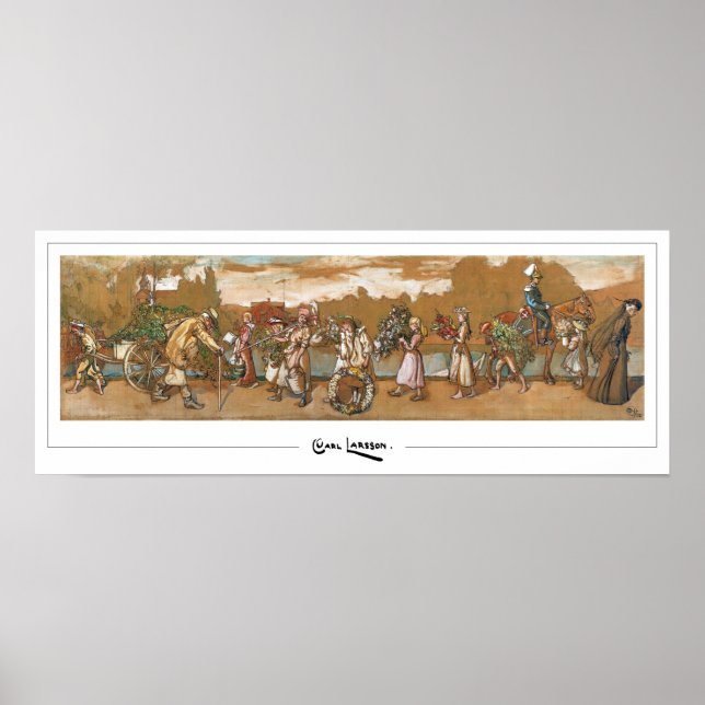 Carl Larsson Zedign Art Poster #89 (Front)