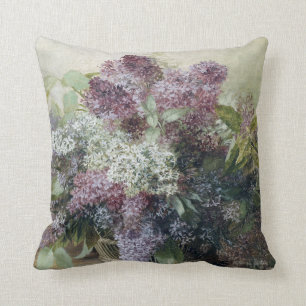 Carl Massmann Basket with Lilac Cushion
