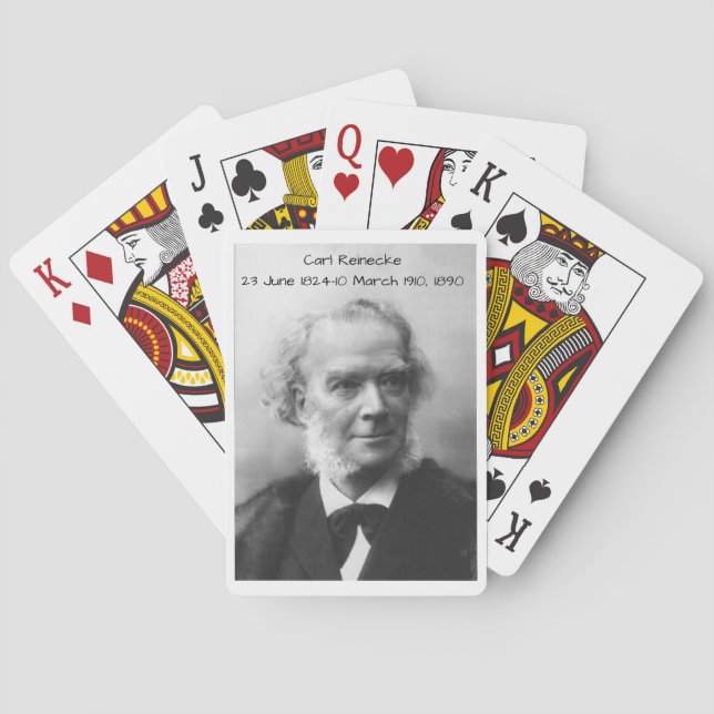 Carl Reinecke 1890 Playing Cards (Back)