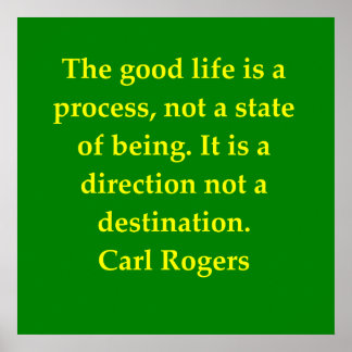carl rogers quote poster
