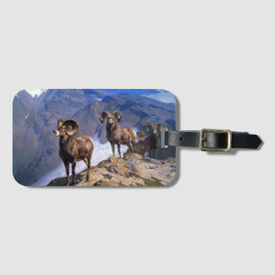 Carl Rungius Big Horn Sheep on Wilcox Pass Luggage Tag